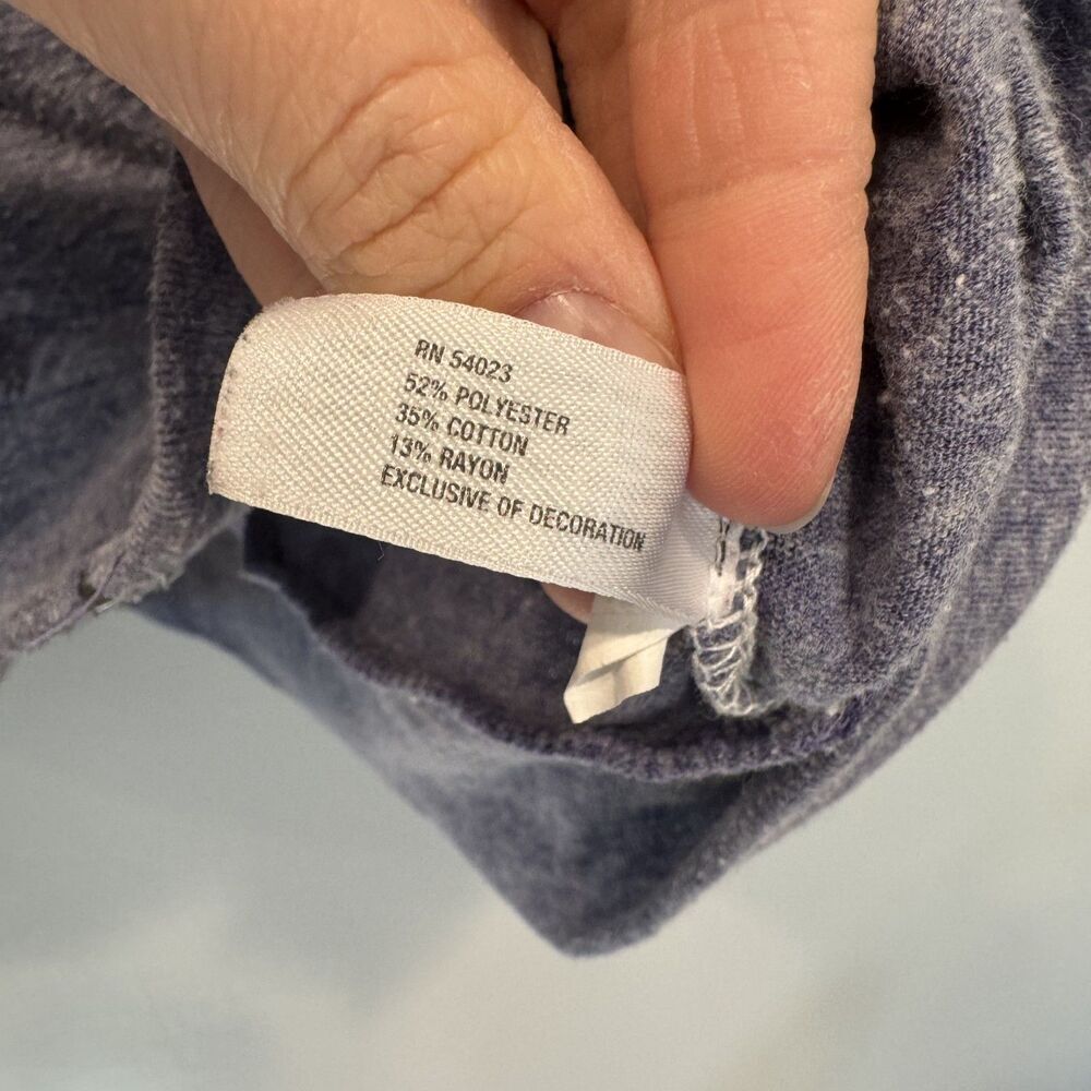 GAP Zip Up Hoodie Lightweight Heathered Purple Athleisure Lounge Women sz Medium - Picture 4 of 10
